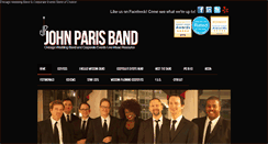 Desktop Screenshot of johnparisband.com