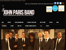 Tablet Screenshot of johnparisband.com